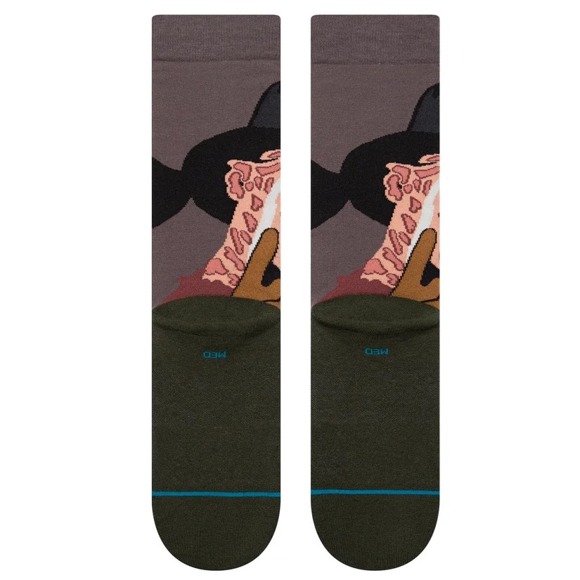 Stance Freddy Crew Black Large Mens Socks