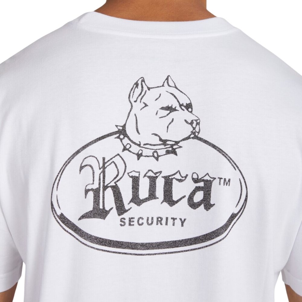 RVCA Dog House White T-Shirt [Size: L]