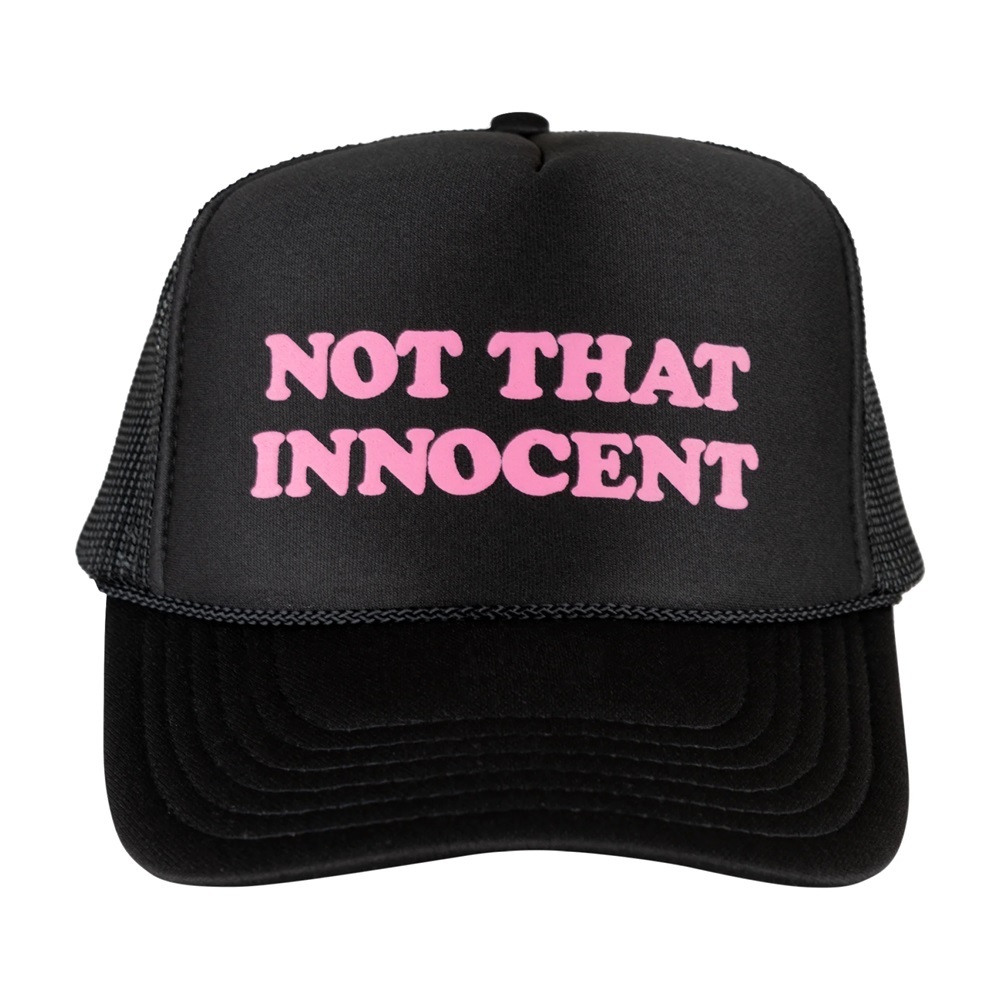 Welcome Skateboards X Britney Spears Innocent Black Trucker Hat