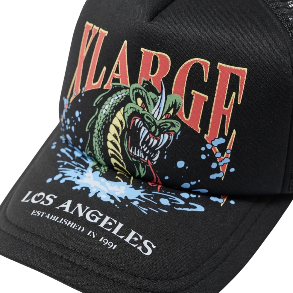 XLarge Serpent LA Black Trucker Hat