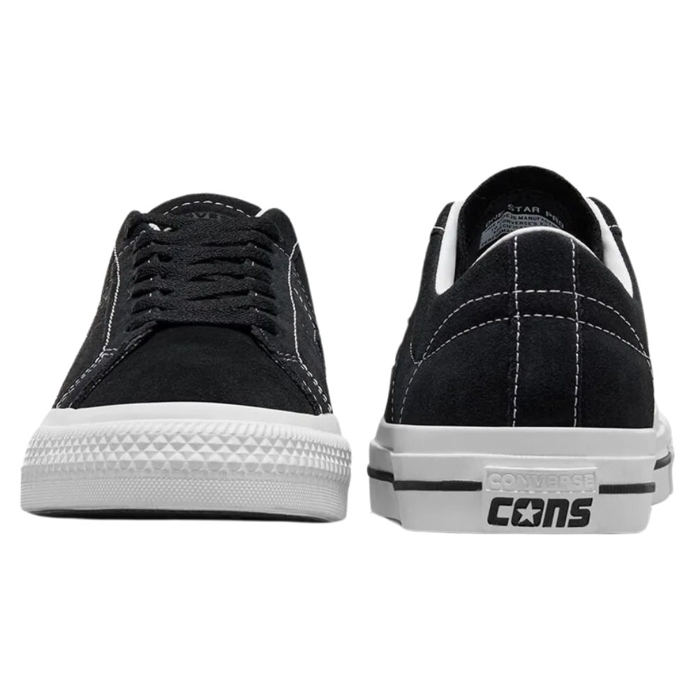 Converse One Star Pro Low Black White Shoes [Size: US 8]