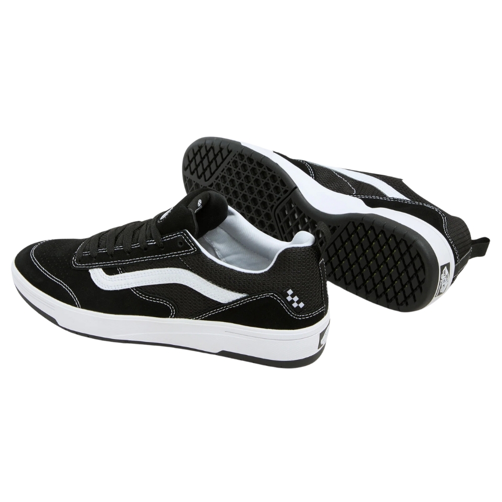 Vans Skate Zahba Black Black White Shoes [Size: US 9]