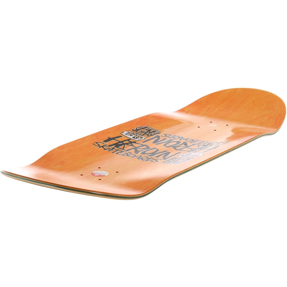 Heroin Shellraiser 3 Orange 10.75 Skateboard Deck