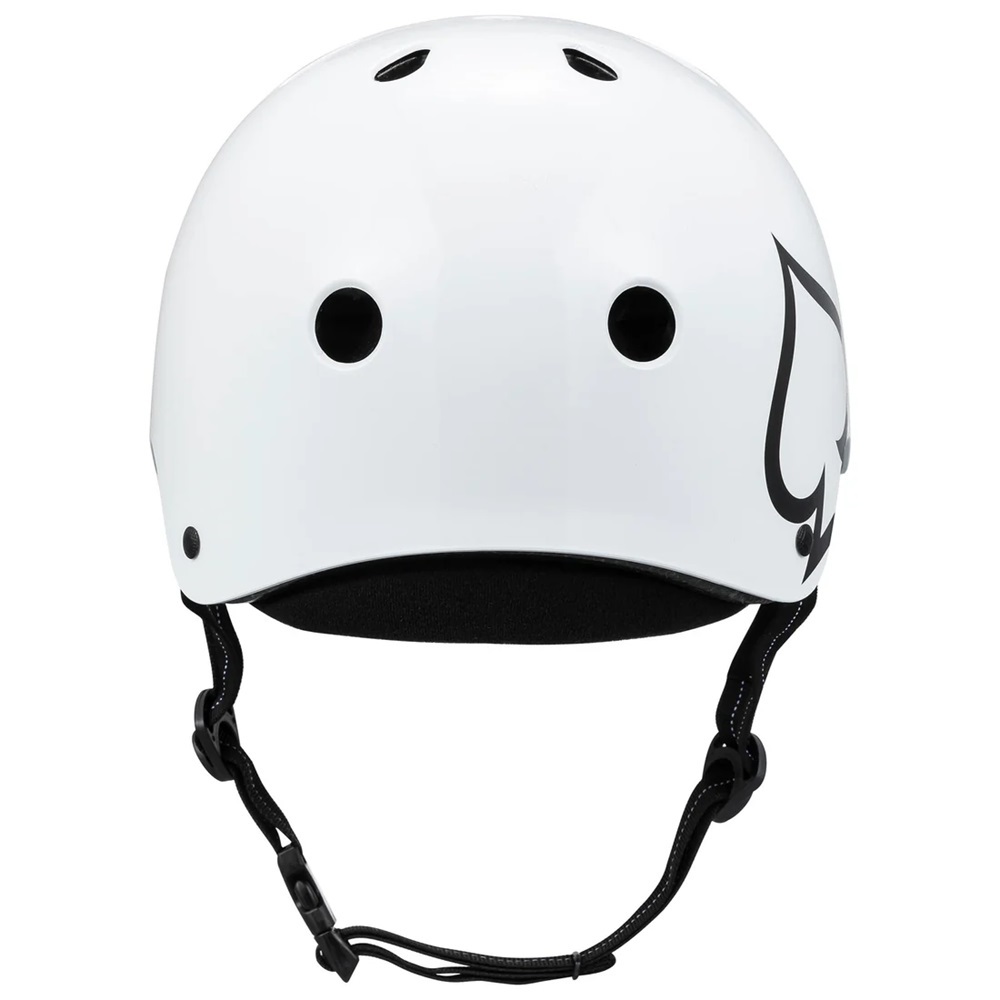 Protec Low Pro Certified Gloss White Helmet [Size: XS-S]