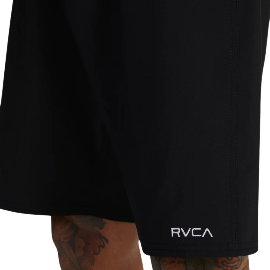 RVCA VA Trunk Solid Black Shorts [Size: 30]