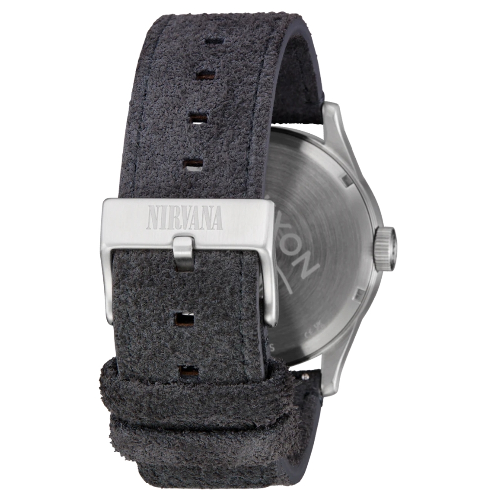 Nixon Nirvana Sentry Leather Unplug Fade Watch