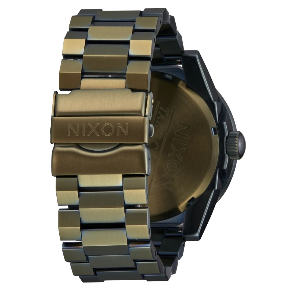 Nixon Corporal Stainless Steel Black Sunray Surplus Watch