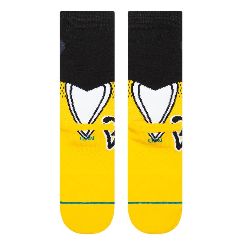 Stance Notorious B.I.G Juicy Crew Yellow Large Mens Socks