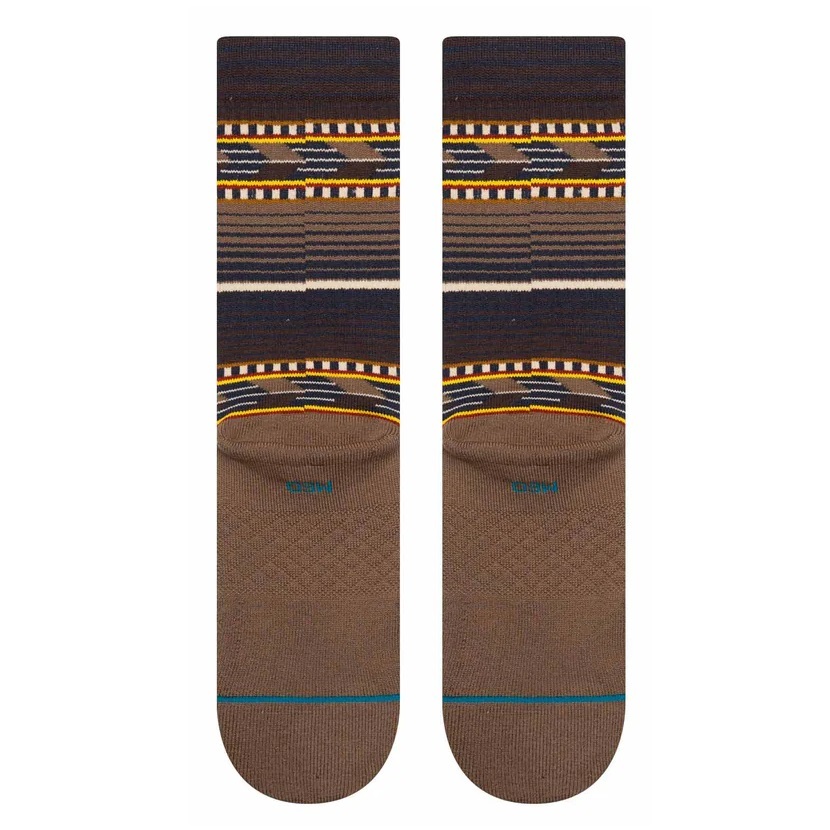 Stance Cedar Rock Brown Large Mens Socks