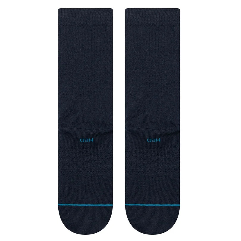 Stance Icon Organic Crew Navy Large Mens Socks