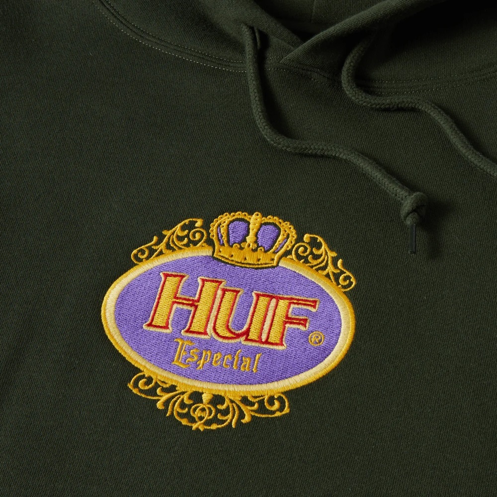 HUF Especial Hunter Green Hoodie [Size: L]