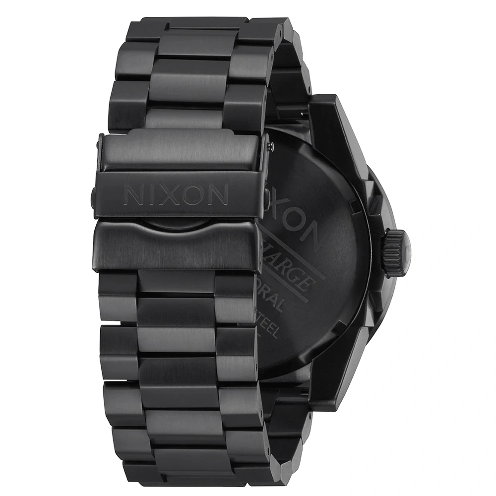 Nixon Corporal Stainless Steel Matte Black Gold Watch