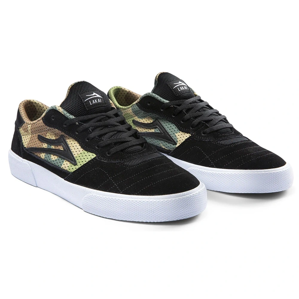 Lakai Cambridge Black Camo Mens Skate Shoes [Size: US 9]