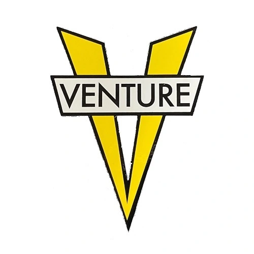 Venture Truck Bar Die Cut Small x 1 Skateboard Sticker [Colour: Red]