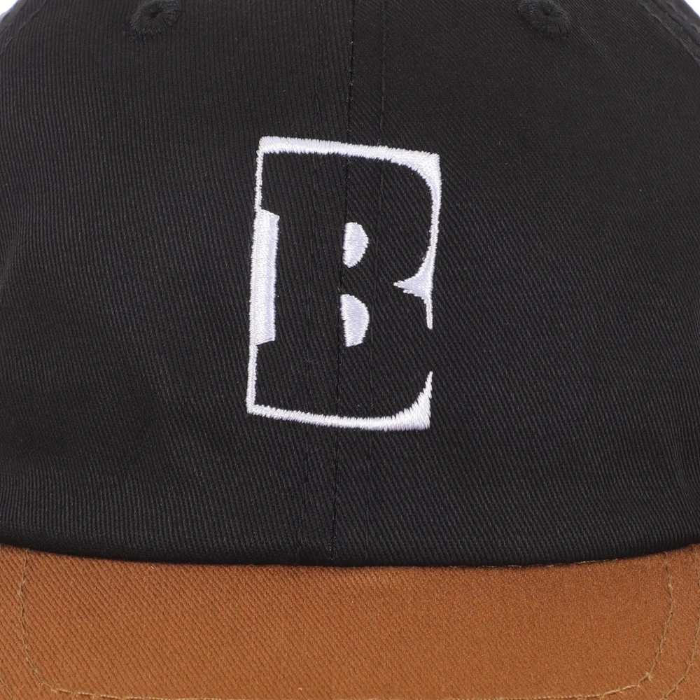 Baker Capital B Black Brown Snapback Hat