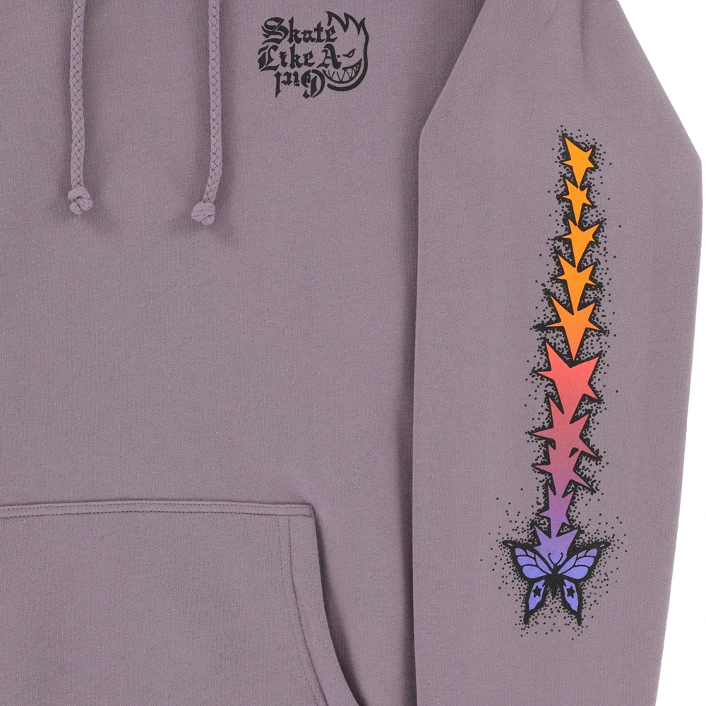 Spitfire Skate Like A Girl Evolution Plum Hoodie [Size: M]