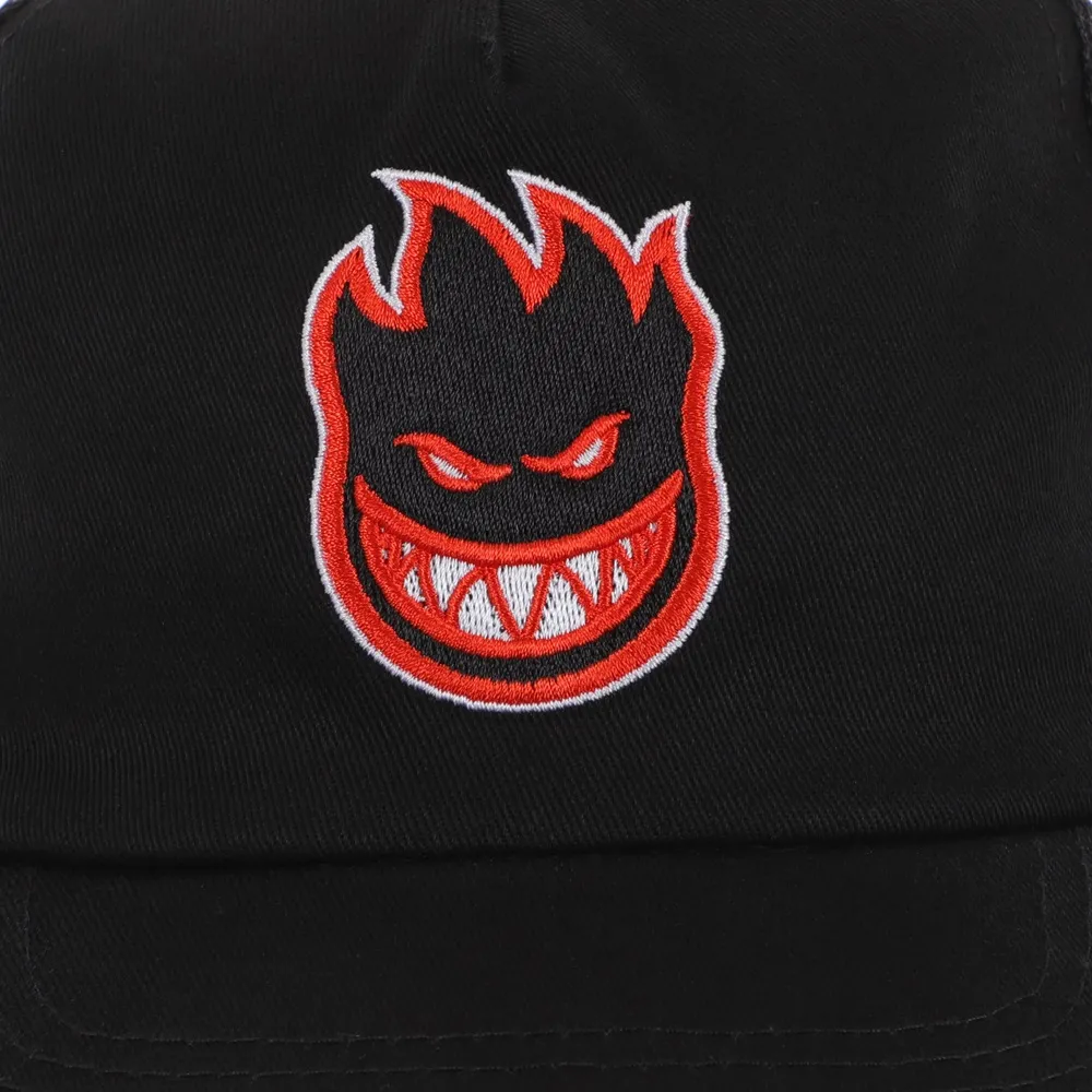 Spitfire Bighead Fill Black Red Trucker Hat