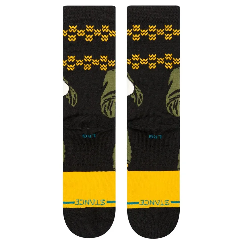 Stance Elf Smilings My Favourite Black Large Mens Socks