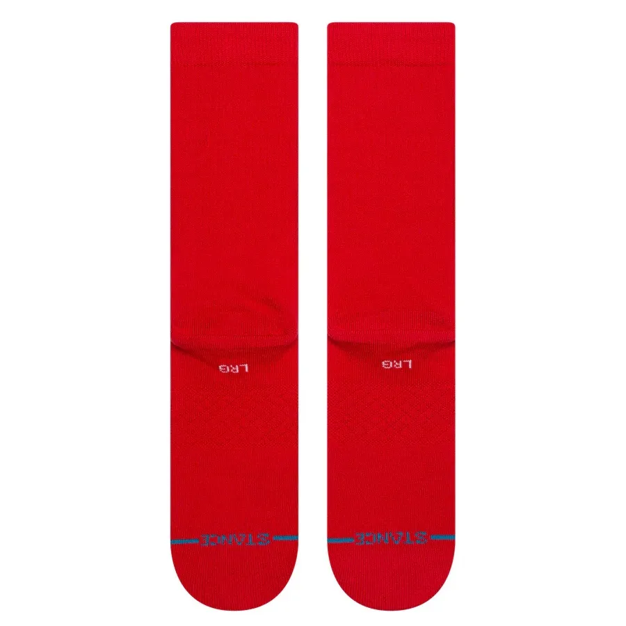 Stance Icon Red Large Mens Socks