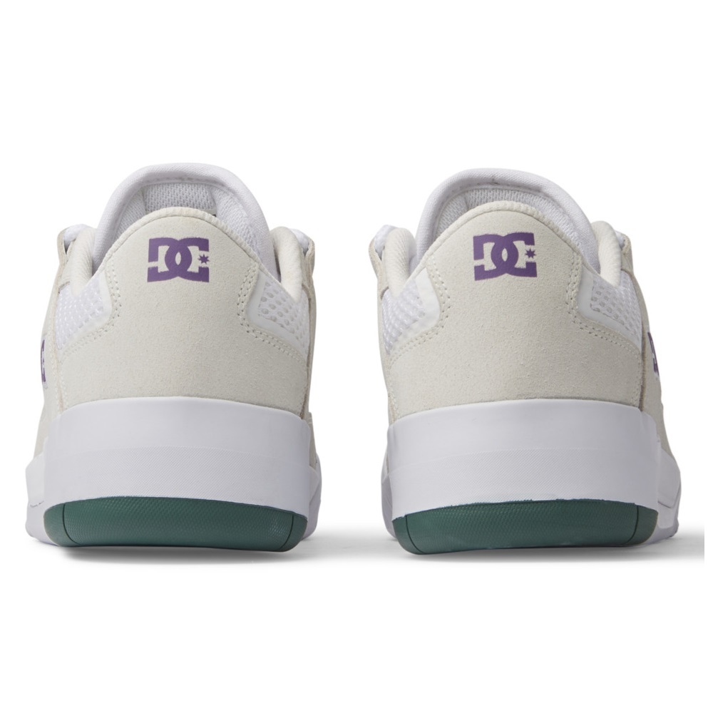 DC Metric S X ISH White Purple Mens Skate Shoes [Size: US 10]