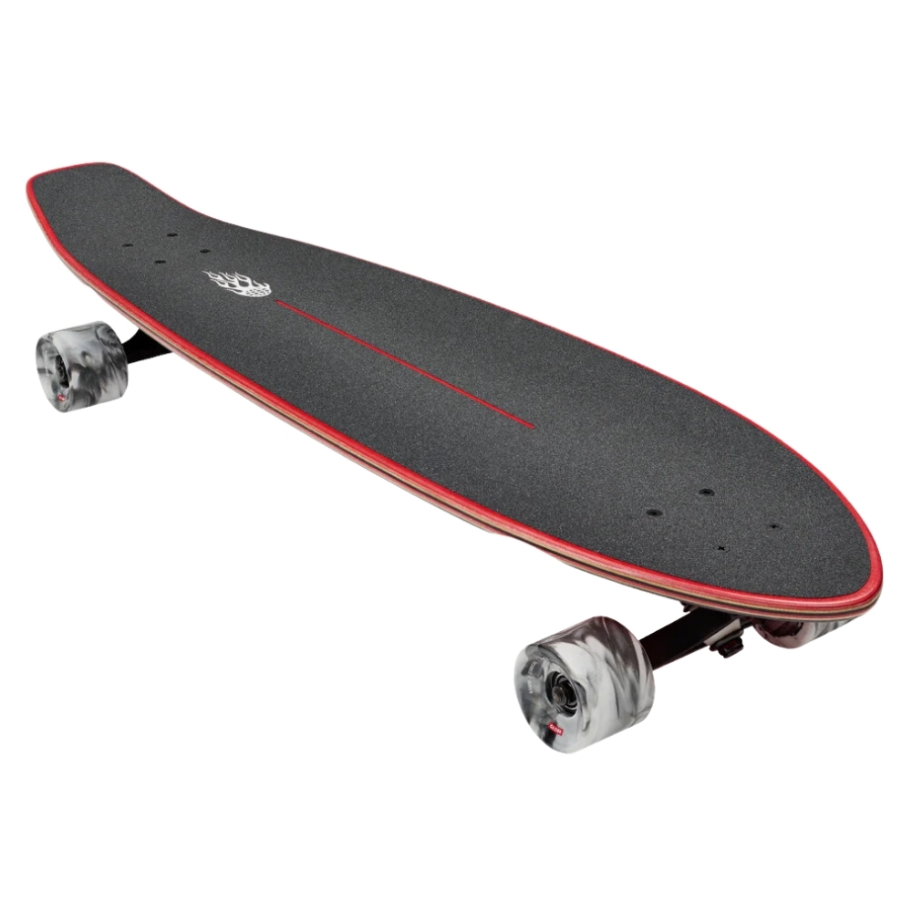 Globe The All Time Red Flames 35 Longboard Skateboard