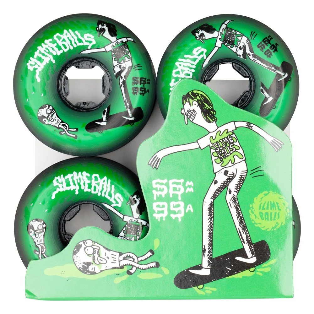 Slime Balls Howell Speed Balls Green 99A 56mm Skateboard Wheels