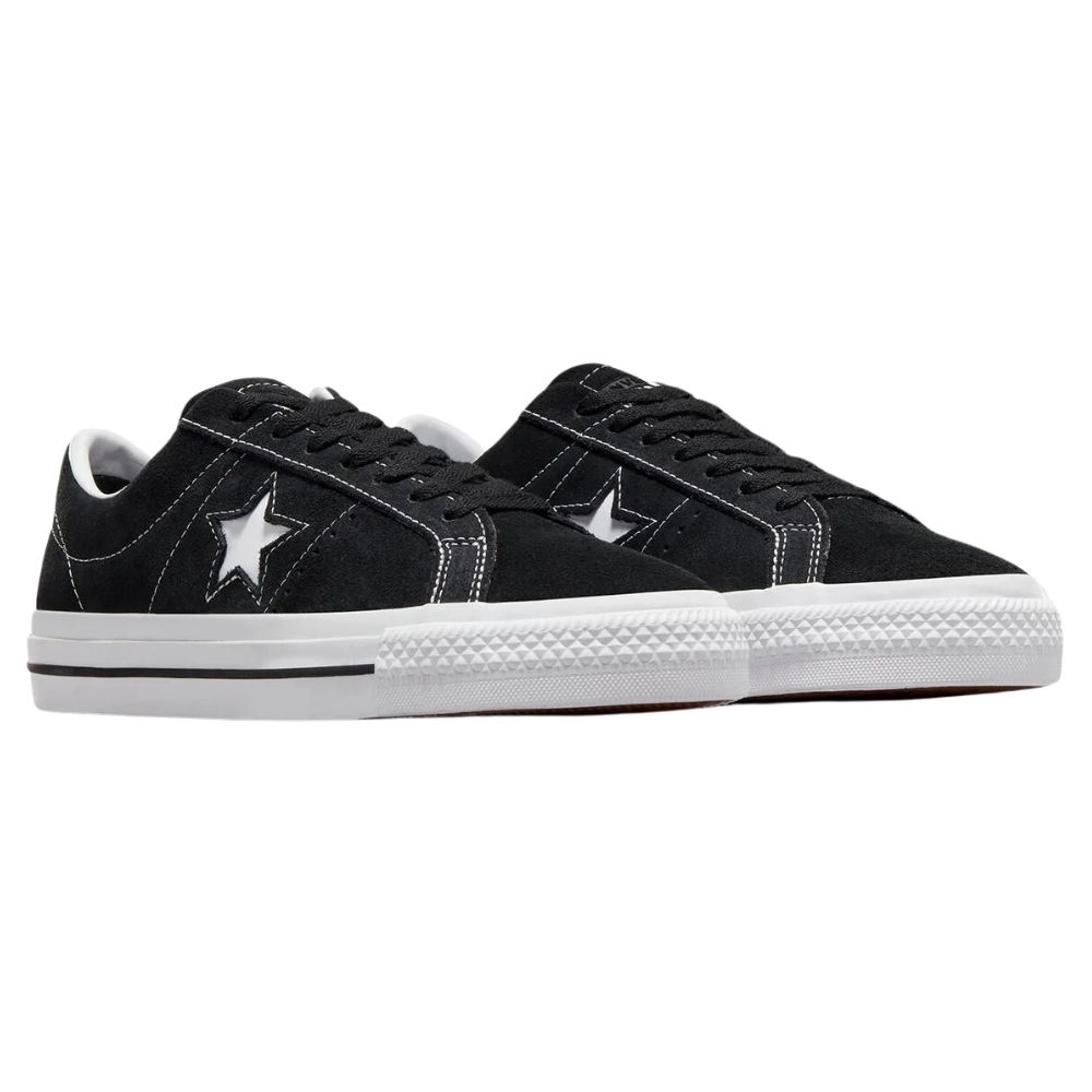 Converse One Star Pro Low Black White Shoes [Size: US 8]