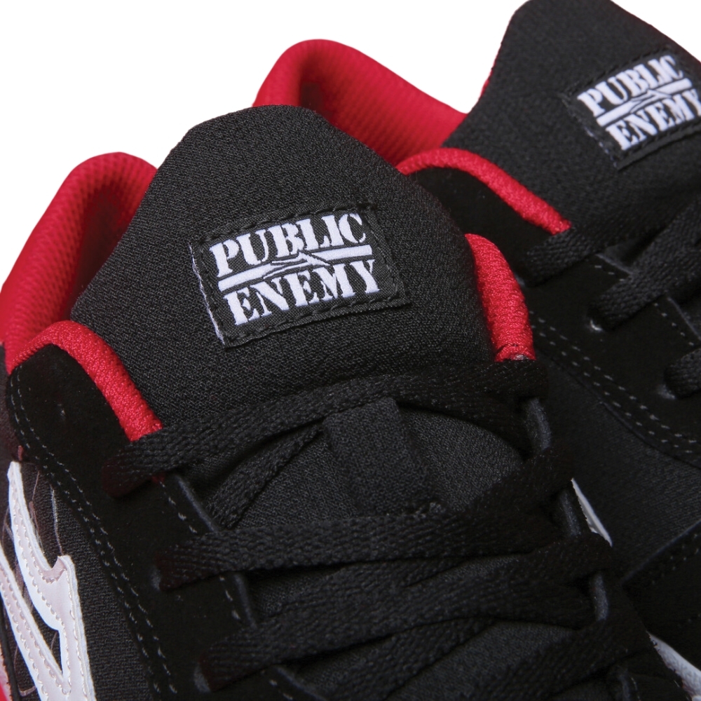 Lakai X Public Enemy Cambridge Black Red Mens Skate Shoes [Size: US 9]