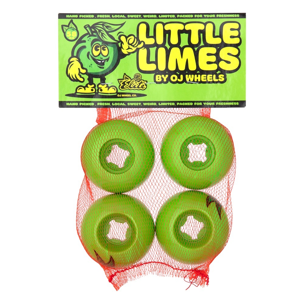 Oj Little Limes 99A 58mm Skateboard Wheels