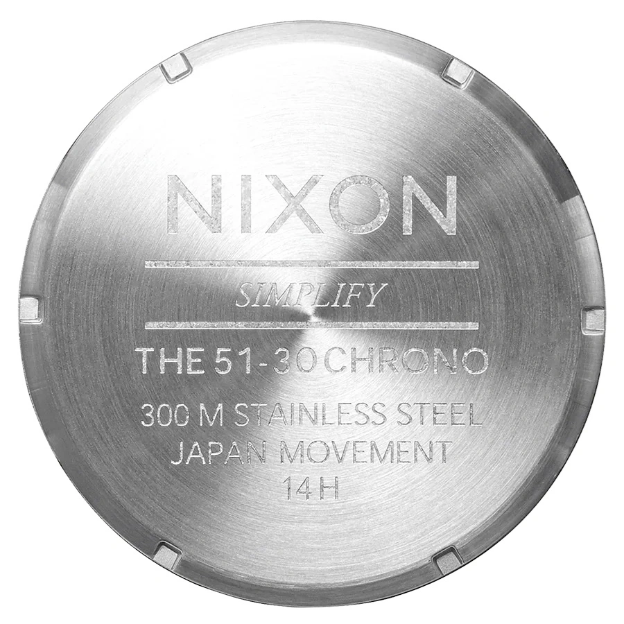 Nixon 51-30 Chrono Silver Turquoise Watch