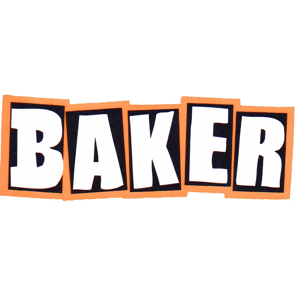 Baker Brand Logo Neon Sticker [Colour: Yellow]