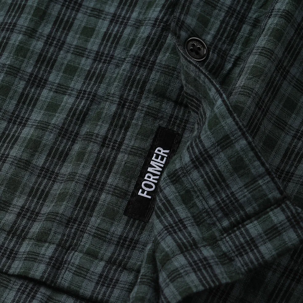 Former Manners Check River Button Up Shirt [Size: M]