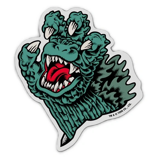 Santa Cruz X Godzilla Sticker Pack