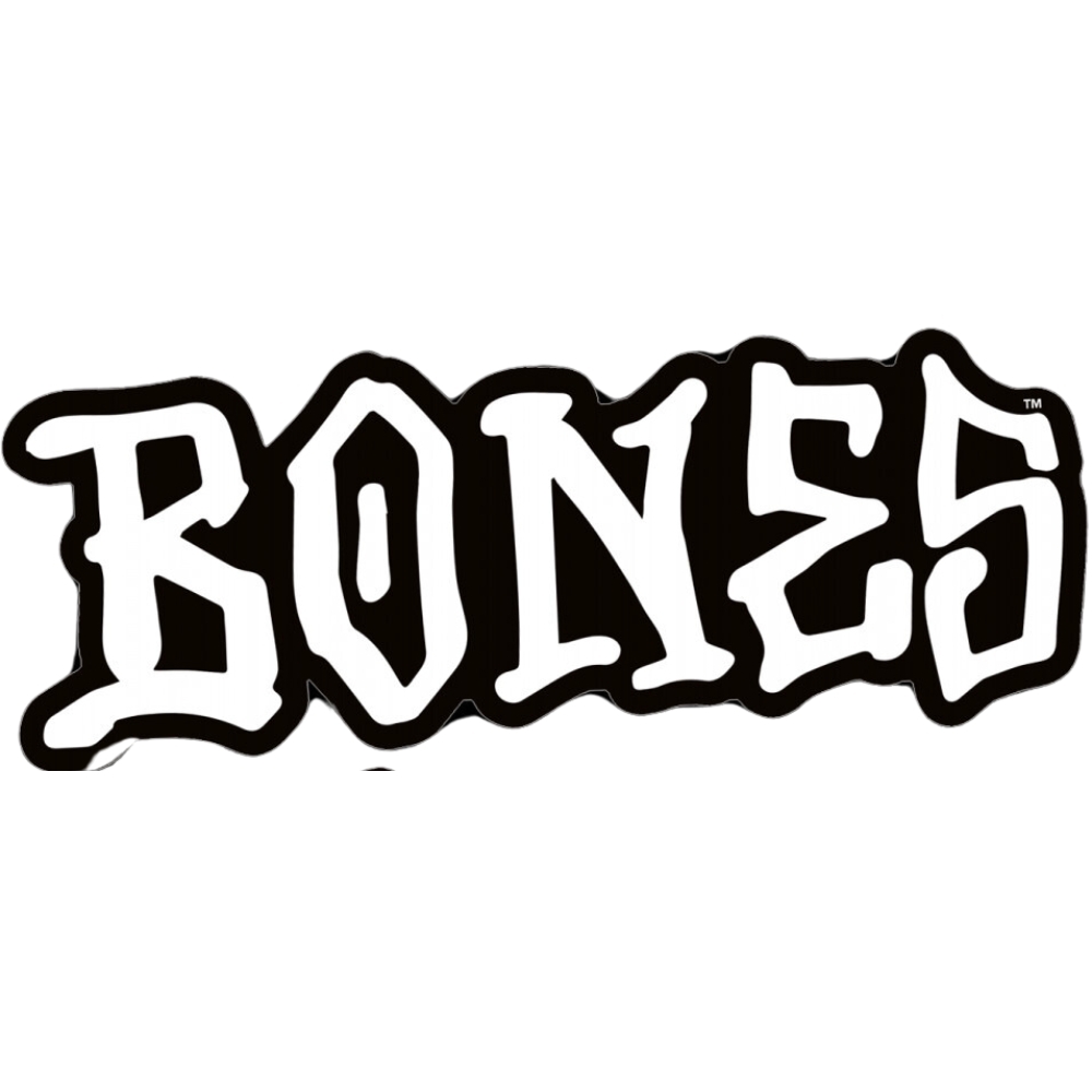 Bones Logo Sticker [Colour: White]