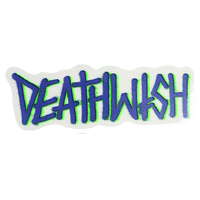 Deathwish Deathspray Skateboard Sticker [Colour: Red Black]