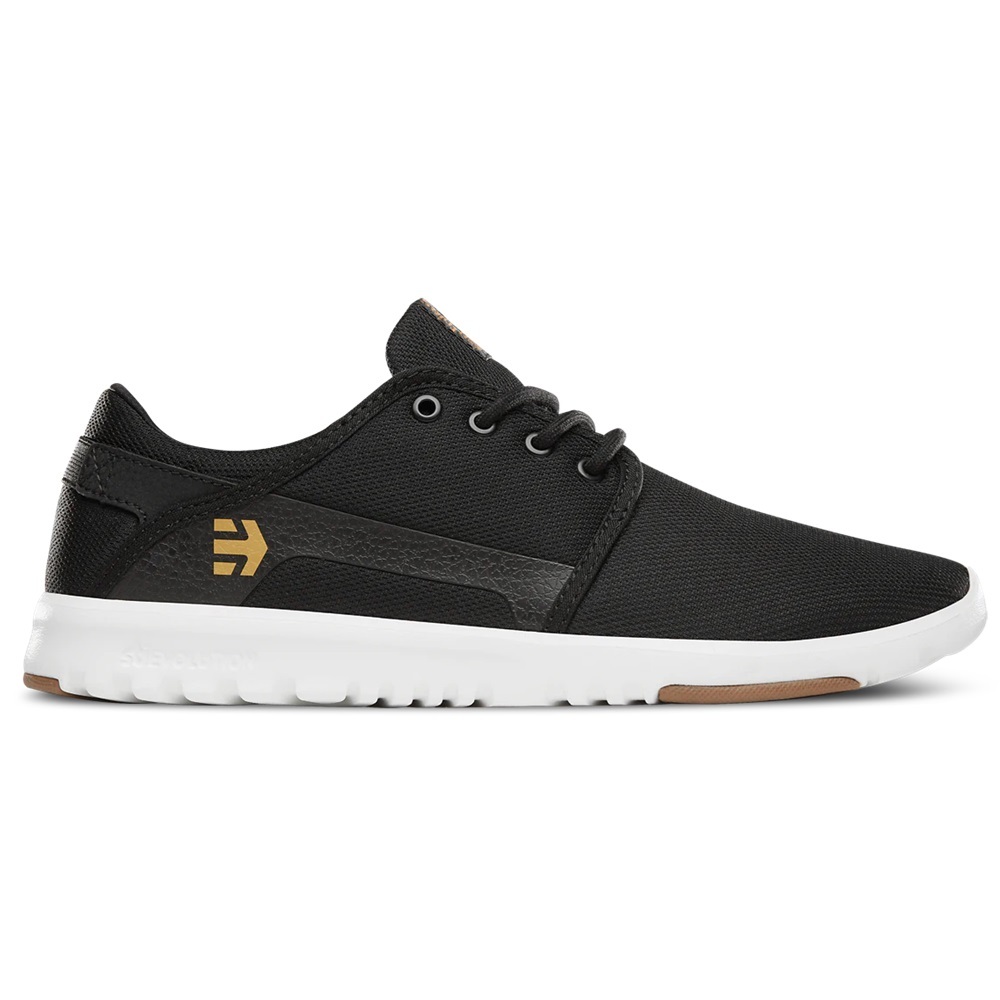 Etnies Scout Black White Gum Mens Skate Shoes [Size: US 5]