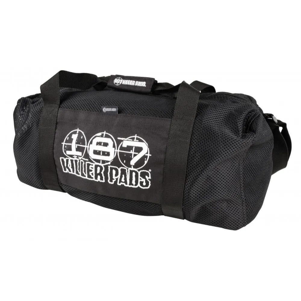 187 Mesh Black Duffel Bag