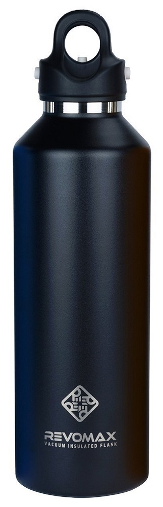 Revomax Vacuum Insulated Flask Water Bottle 950ml Onyx Black