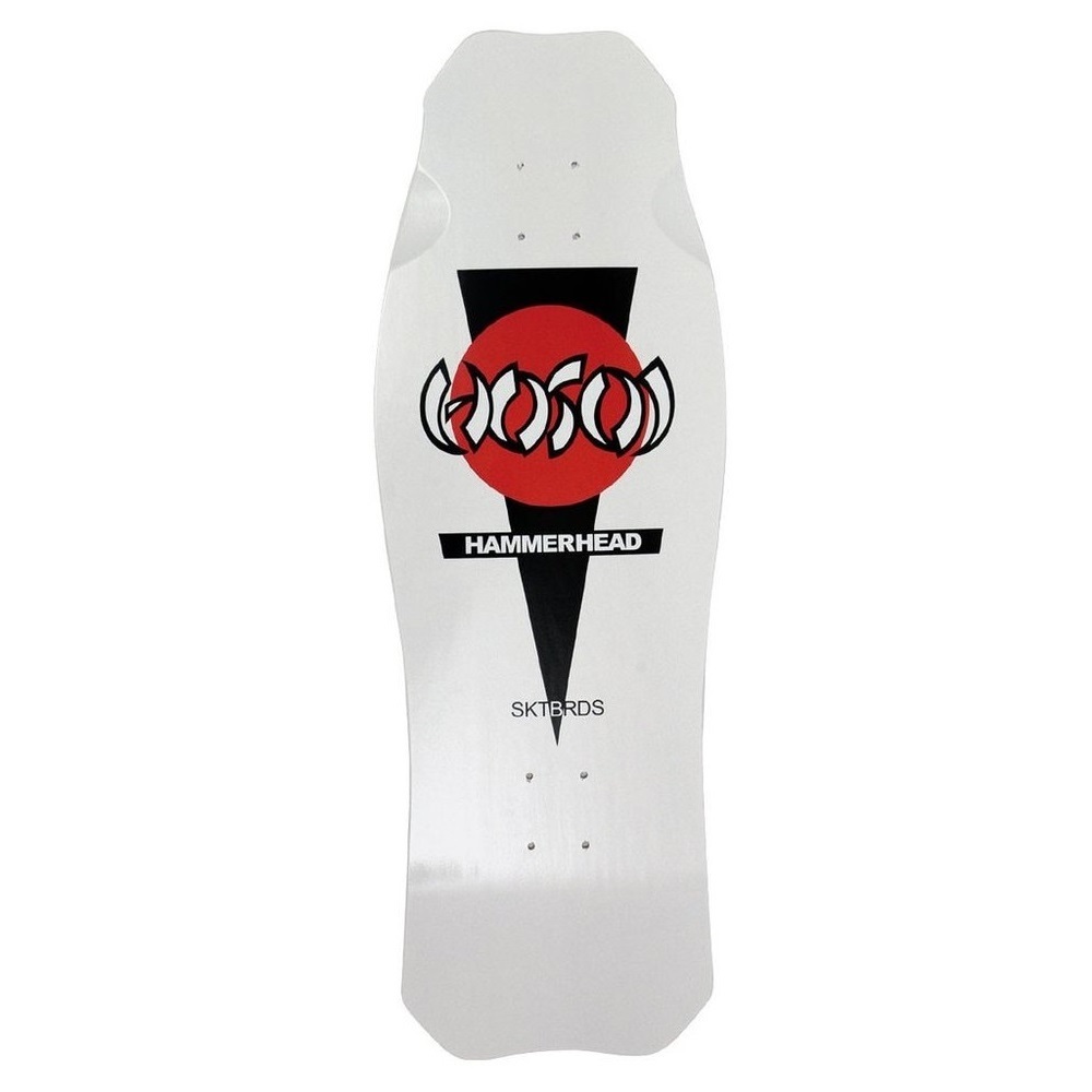 Hosoi OG Hammerhead White Reissue Skateboard Deck