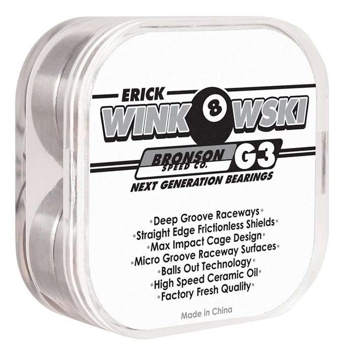 Bronson G3 Winkowski 8Pk Skateboard Bearings