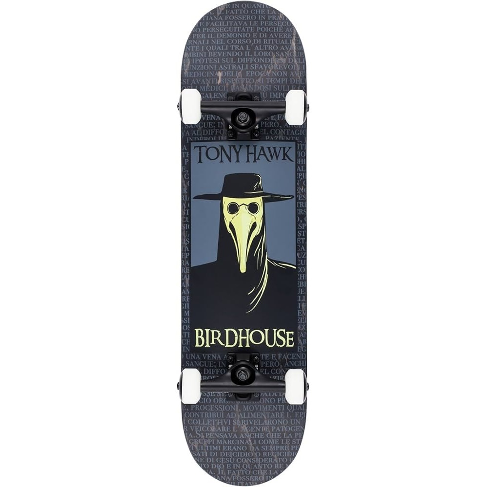 Birdhouse Level 3 Plague Doctor Black 8.0 Complete Skateboard