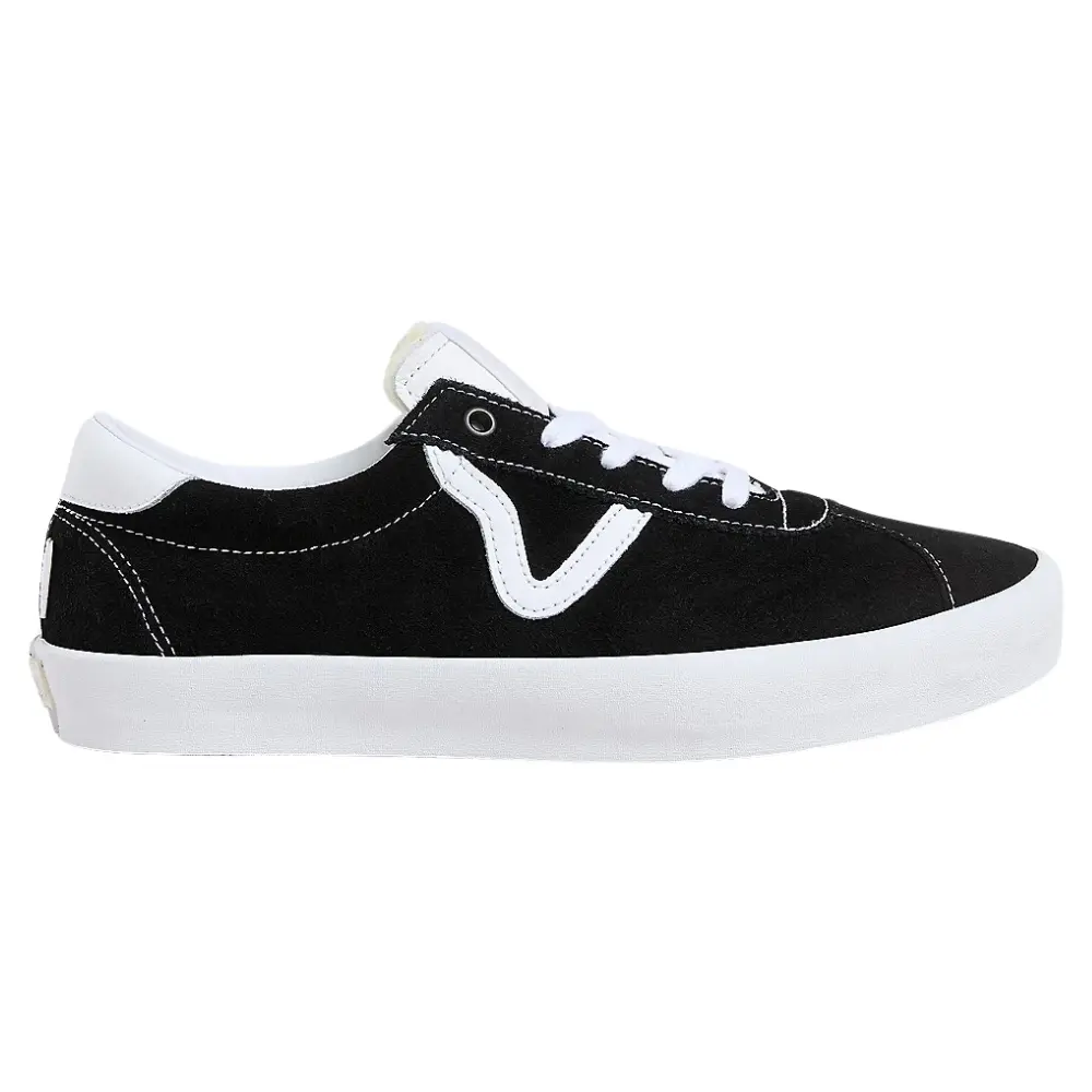 Vans Skate Sport Black Black White Shoes [Size: US 9]