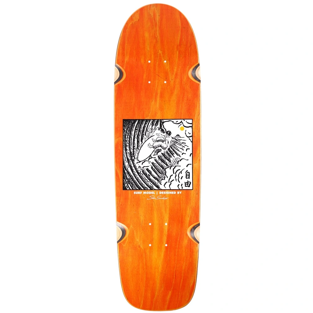 Polar Skate Co Shin Sanbongi Freedom Orange 9.0 Skateboard Deck