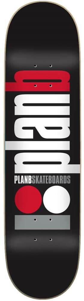 Plan B Skateboard Deck Classic Black 8 0