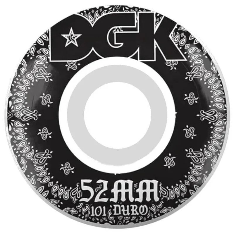 DGK Paisley 101A 52mm Skateboard Wheels