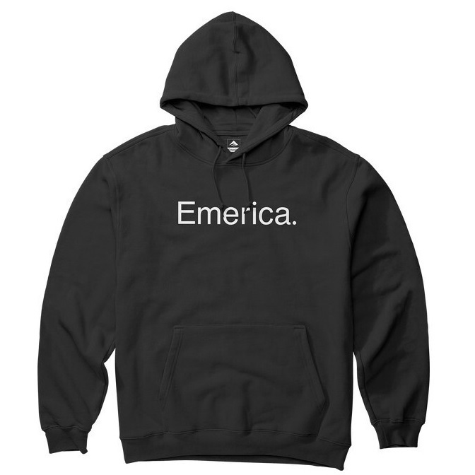 Emerica Pure Logo Black Hoodie [Size: S]