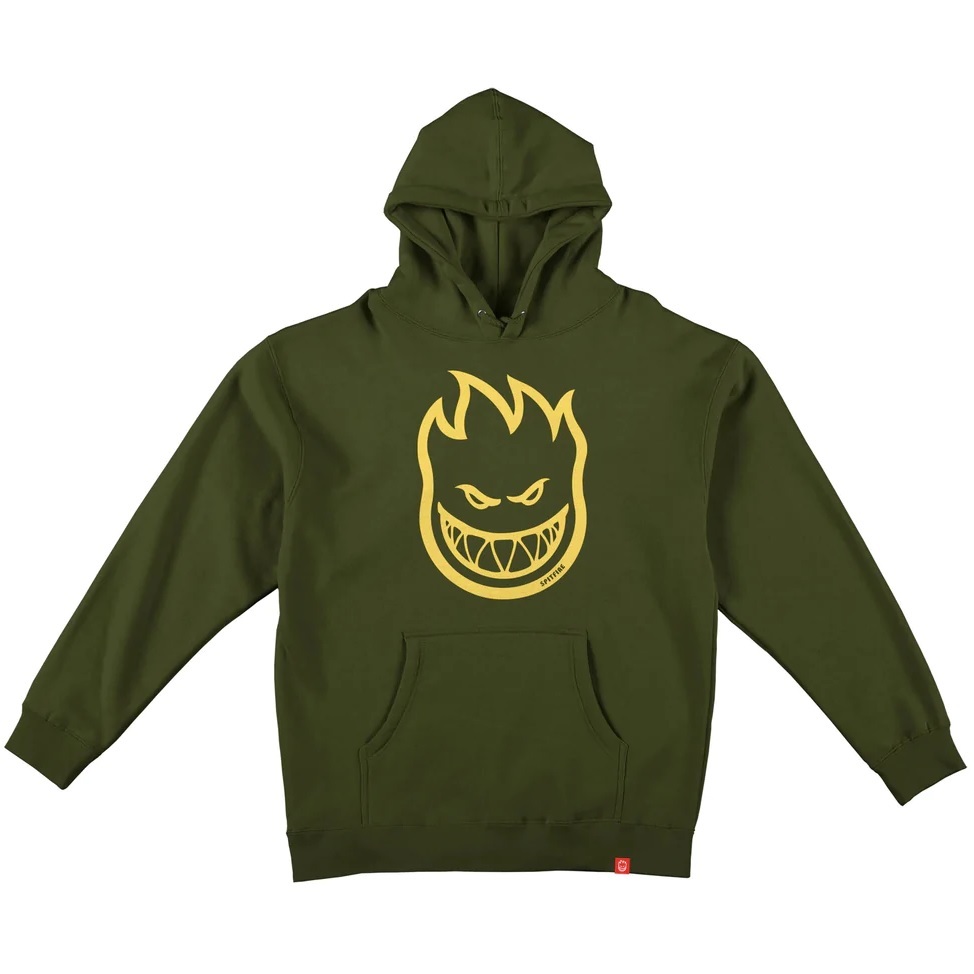 Spitfire Hoodie Bighead Army Yellow