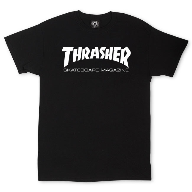 Thrasher Skate Mag Black T-Shirt [Size: S]