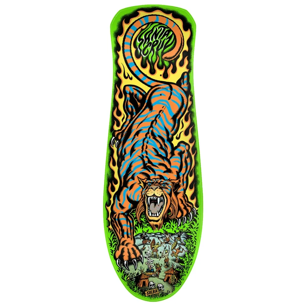 Santa Cruz Salba Tiger Reissue 10.3 Skateboard Deck