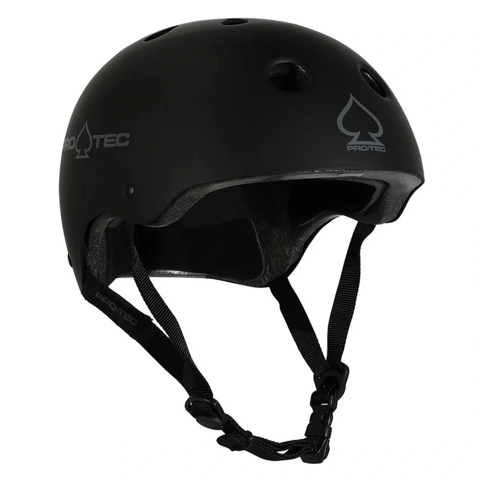 Protec Classic Certified Matte Black Helmet [Size: XS]